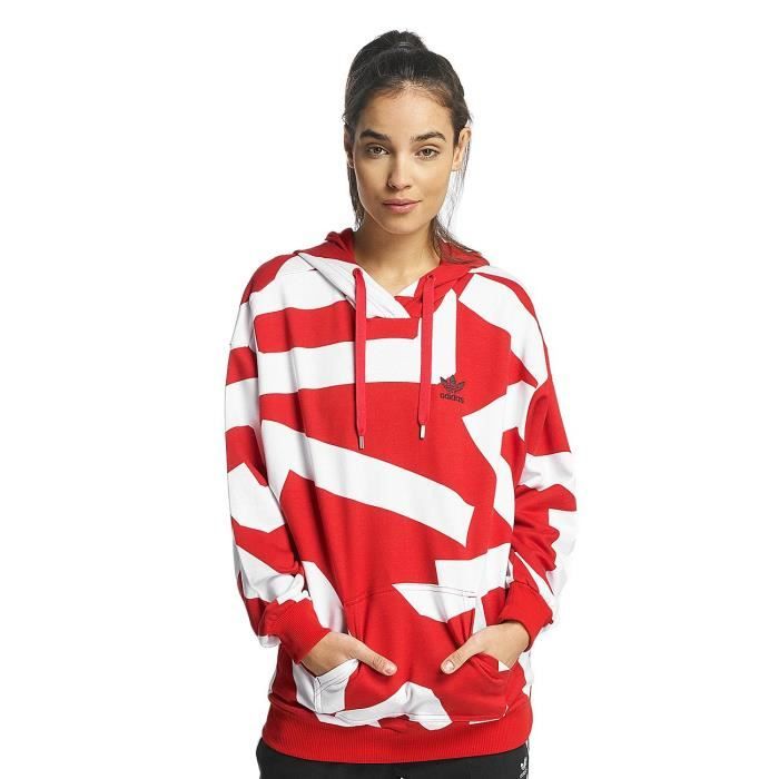 pull adidas femme rouge
