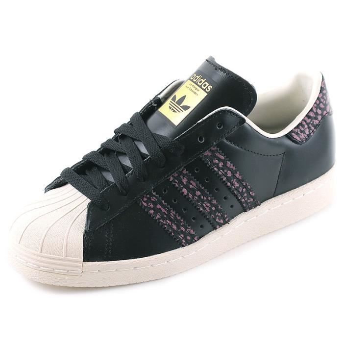 adidas superstar 80s femme noir