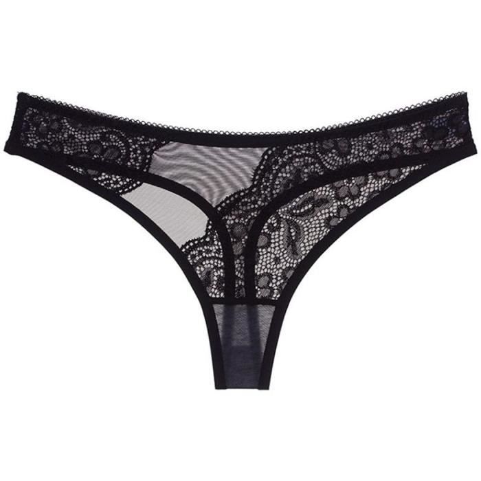 slip dentelle femme