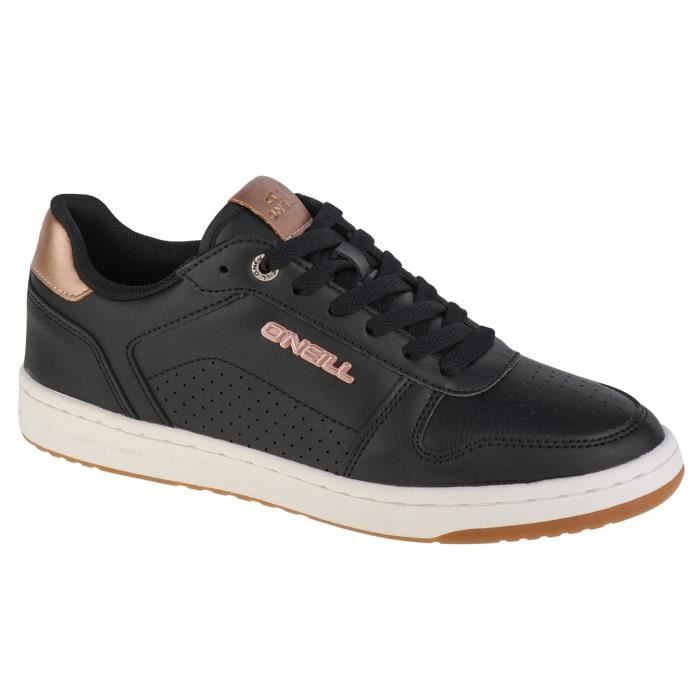 Sneakers Femme ONeill Byron Wmn Low 90221002-14C - Noir - Talon Plat - Lacets - Synthétique
