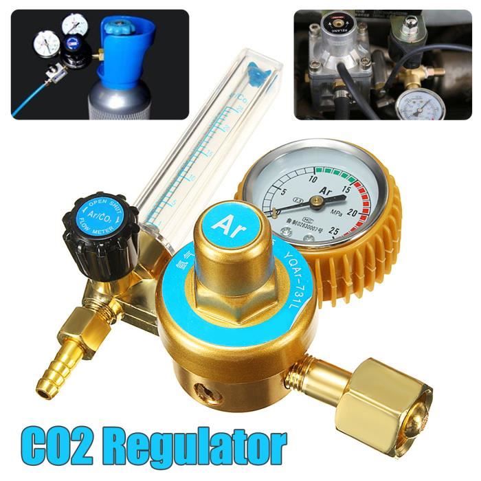 Argon/co2 Mig Tig Régulateur de gaz Jauge de régulateur de gaz