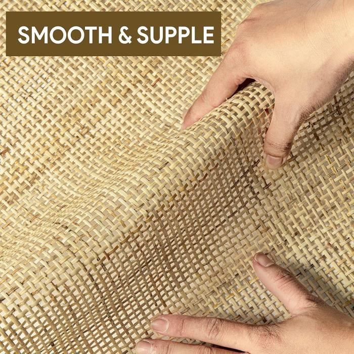 Rouleau De Cannage Rotin Naturel 50 X 90 Cm - Pour Meubles, Tête De Lit, DIY - Tressage Classique