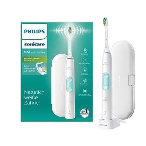 Brosse à dents électrique PHILIPS Protectiveclean 5100 blanche