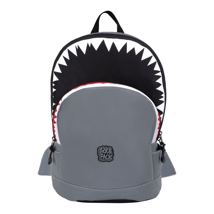 Sac à dos ' Shark Shape M ' Pick & Pack en Gris | ABOUT YOU