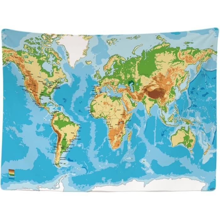 Affiches De Carte Du Japon – Tapisserie Murale – Impressions