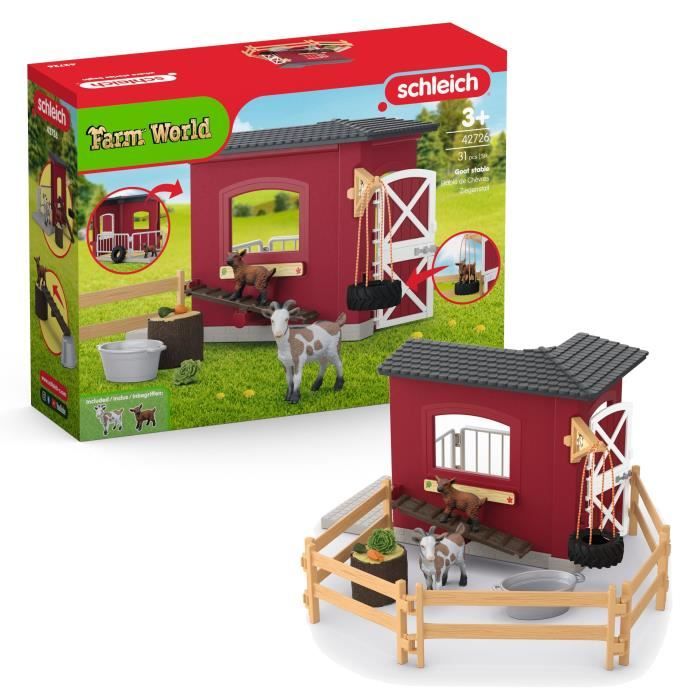 Figurine table pour chèvres Schleich 42726 Gamme Farm World