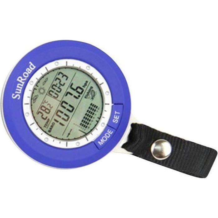 Baromètre Altimètre De Survie Brookstone – 15 000 Pieds – Noir – Avec étui – état Correct