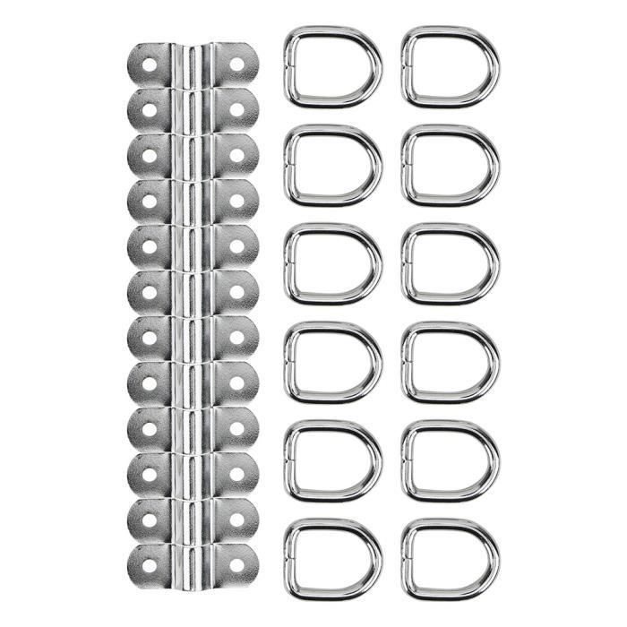 Lot De 10 Fixations D’arrimage Pour Rail Ancré - Camion, Remorque, Voiture