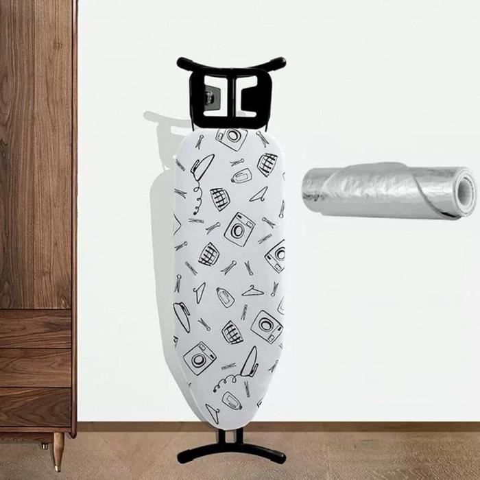 Housse Pour Table à Repasser 135x50cm - Coton, élastique Et Velcro, Compatible Centrales Vapeur