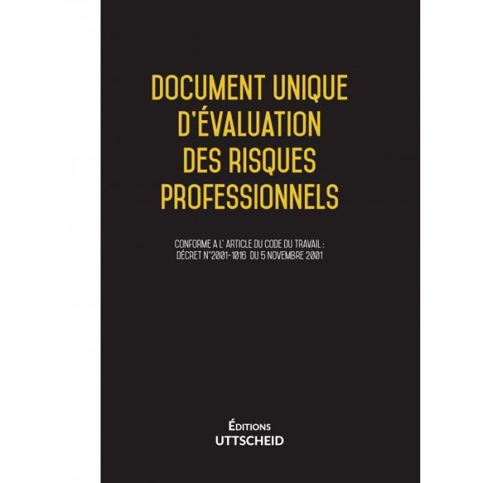 Document Unique Coiffeur 2025 - Évaluation Des Risques Professionnels Pré-remplie