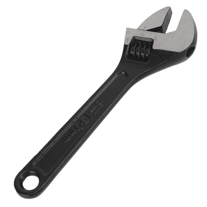 Clé à Molette - Blanc - Acier C45 - Double Tête - Ouverture 6-25mm