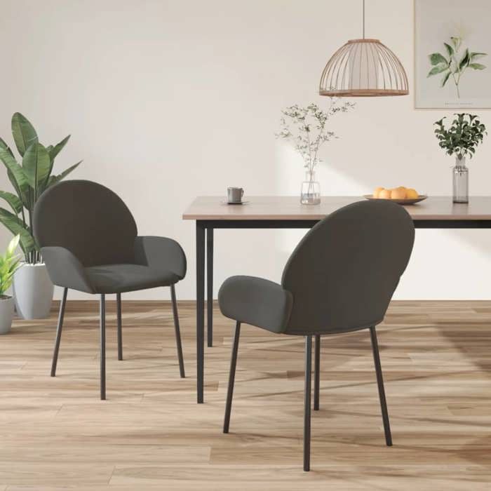 Chaises De Jardin Festnight - Lot De 2, Résine Tressée, Cadre Acier, Coussins Amovibles - 52x56x85 Cm