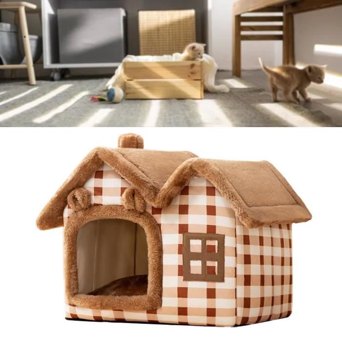 Meilleurs prix pour Vvikizy Lit Chaud Confortable Multipurpose pour Chat Maison Cave Chien Plush Hiver