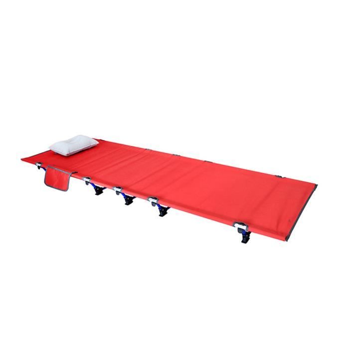 Camping Extérieur Portable Lit Plié Brancard Toile Bureau Midi Pause Mars Lit De Voyage