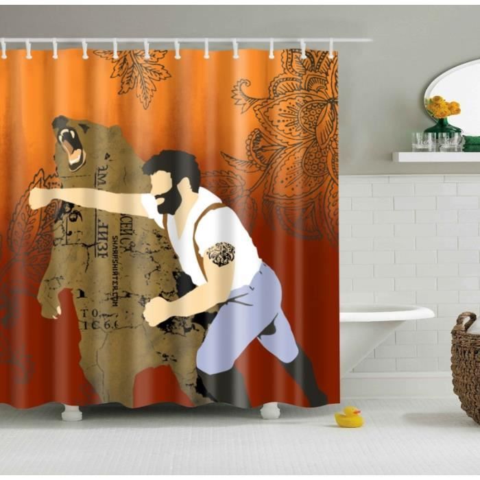 2 Rideaux Porte Vinyle 3D Imperméables – Autocollants Amovibles Décor Mural Peinture 38,5×200 Cm