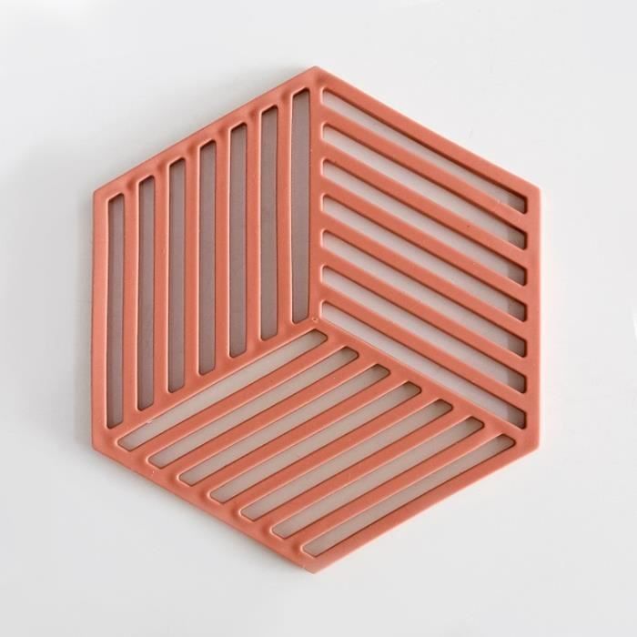 Lot De Dessous De Verre Hexagonaux En Marbre - Déco Table épurée