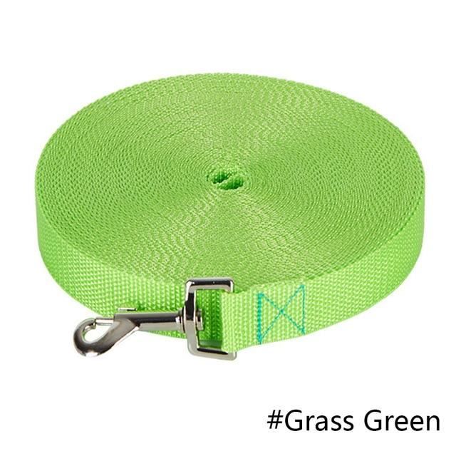 LAISSE,Grass Green-3M--Longue corde de remorquage pour chien, en Nylon,  disponible en 6 couleurs, 1.5M, 1.8M, 3M, 4.5M, 6M, 10M, acc - Cdiscount