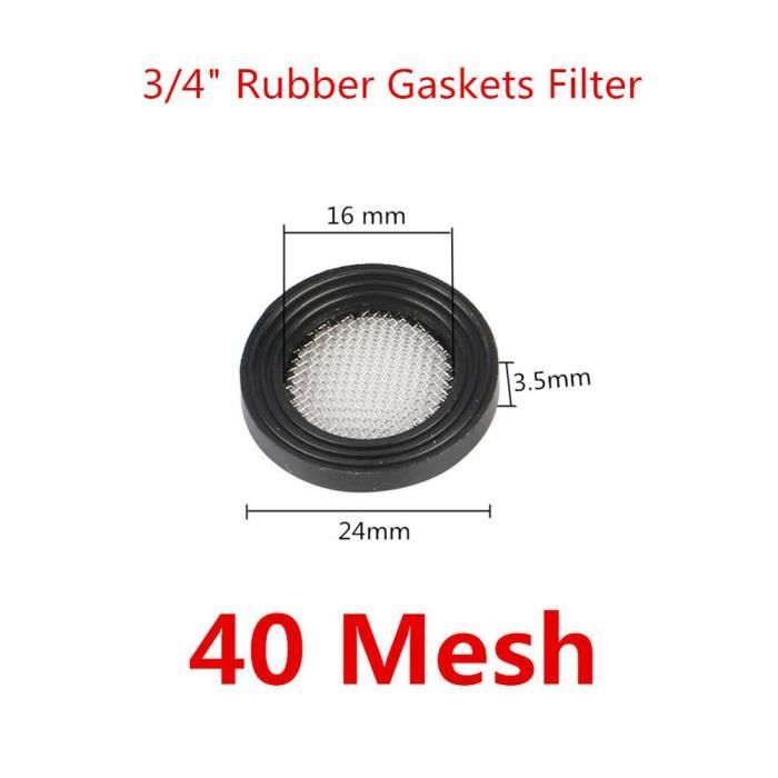 Joints D'étanchéité Caoutchouc/PTFE Pour Raccord Hydraulique - Lot De 20 (10x27x20x3,5mm Noir + 10x24,8x20,6x1,3mm Blanc) - Compatible Tracteur BG3