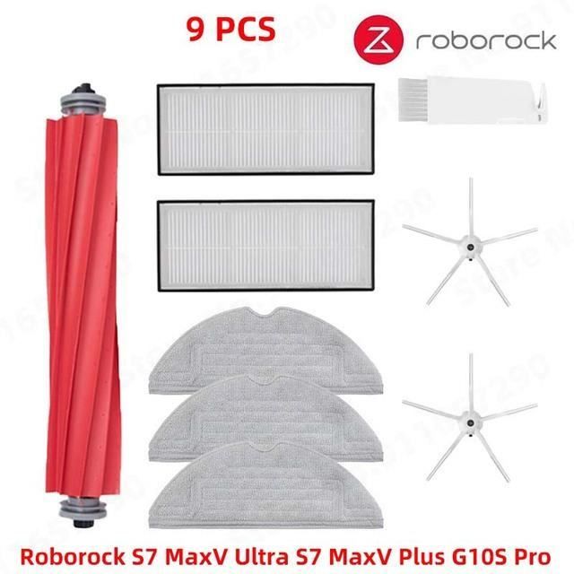 Kit d'accessoires pour Roborock S7 S7 Plus S7 Max Pièces de Rechange pour Roborock  S7 T7s T7s Plus Robot Aspirateur - Cdiscount Jardin