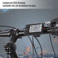 Contrôleur de moteur Kit de scooter de bicyclette électrique d'écran d'affichage à cristaux liquides imperméable 2#(36V-48V)-1