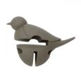 Ce petit oiseau gris 3 en 1 va devenir votre meilleur allié en cuisine : repose-cuillère, soulève-couvercle et pince anti-chaleur!-1