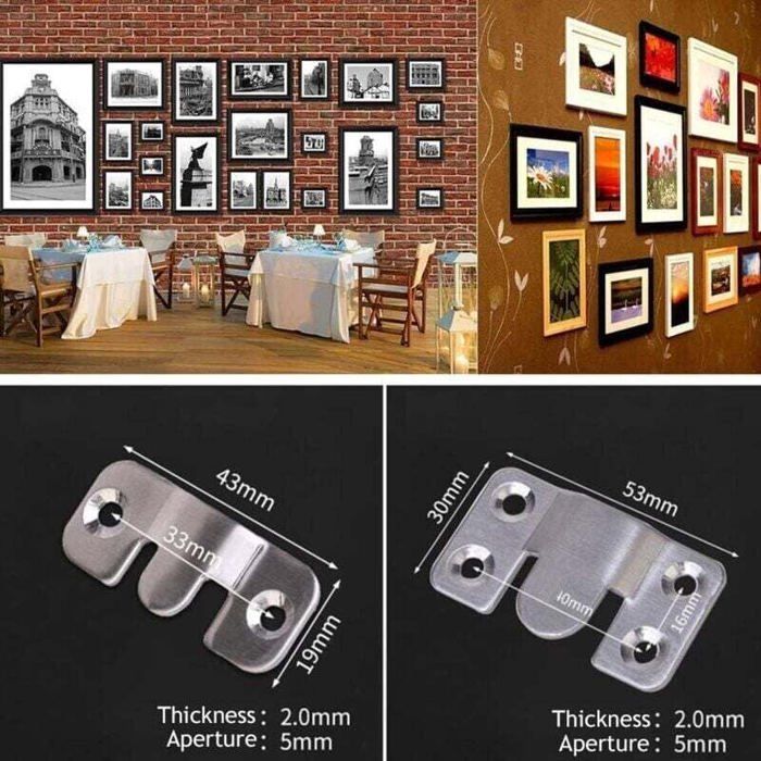 Crochets Fixation Meubles, Connecteurs Cadres Encastrés, Support Canapé ...