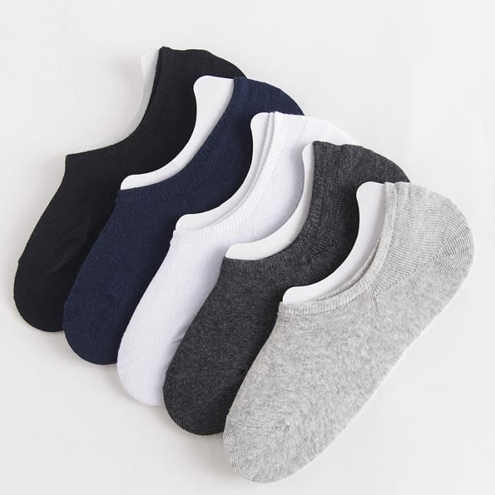 Lot de 5 Paires Couleur Pure Chaussette Homme Coton Marque Luxe Socquette Homme Cdiscount Sport