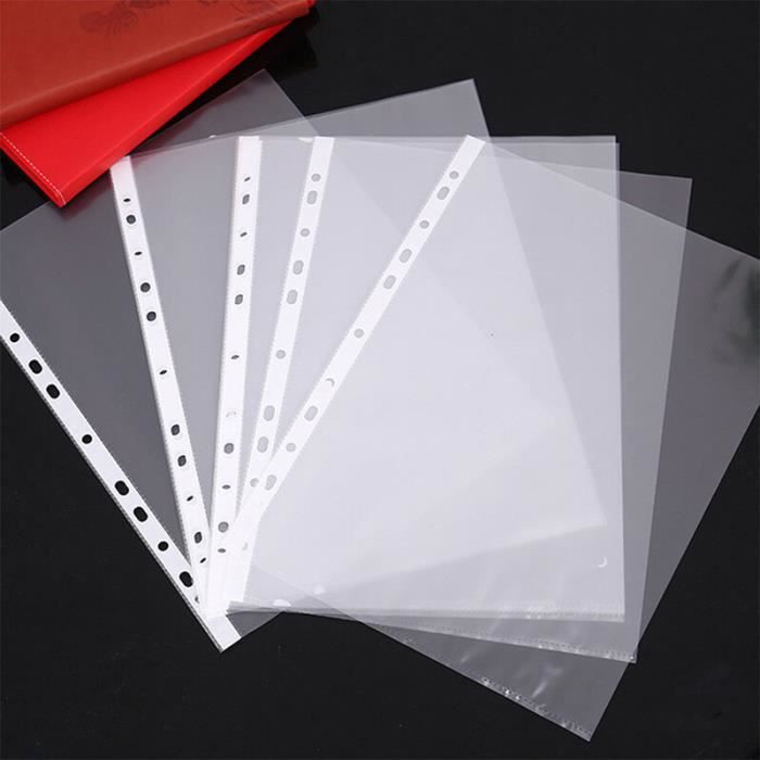 Couverture plastique transparente A4 0,35 mm (100 feuilles)