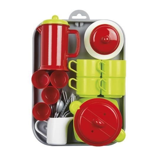 Jeu d'imitation cuisine - Ecoiffier - Set hamburger - Jouer à faire la cuisine - Faire comme les grands - Jeux d'imagination
