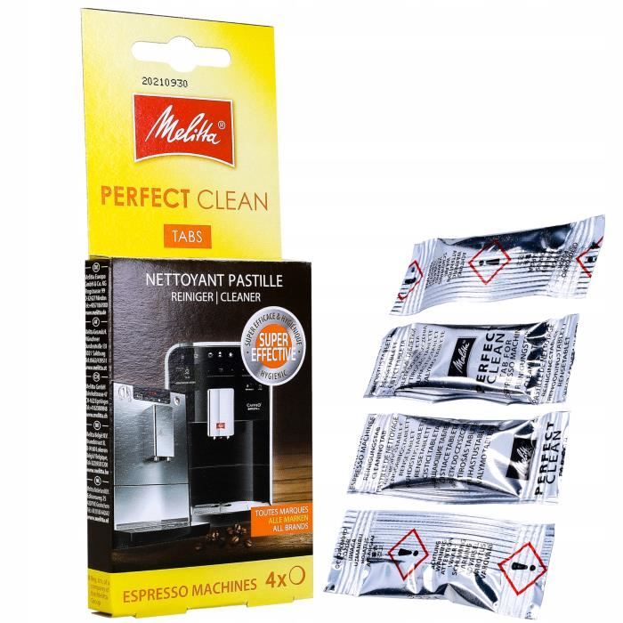 Pastilles de nettoyage MELITTA Perfect Clean Lot de 4 4x1,8g — free download
