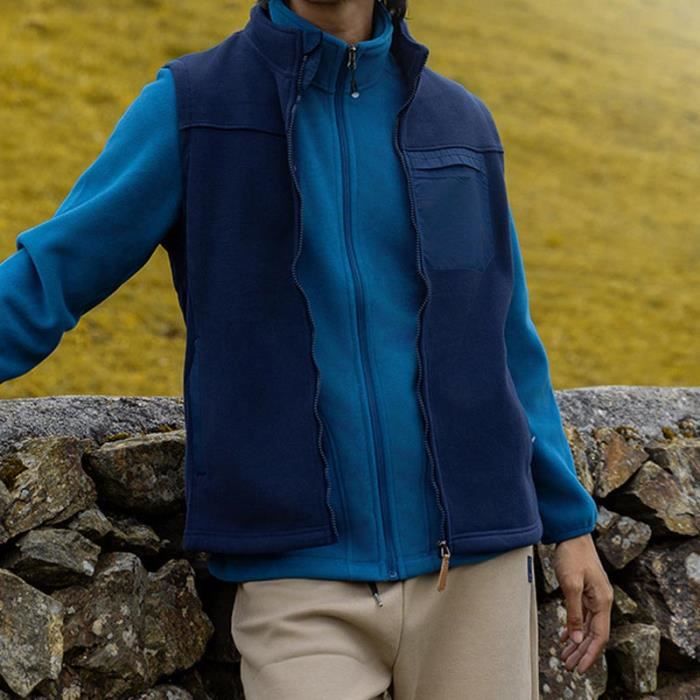 Polaire homme hotsell bleu marine