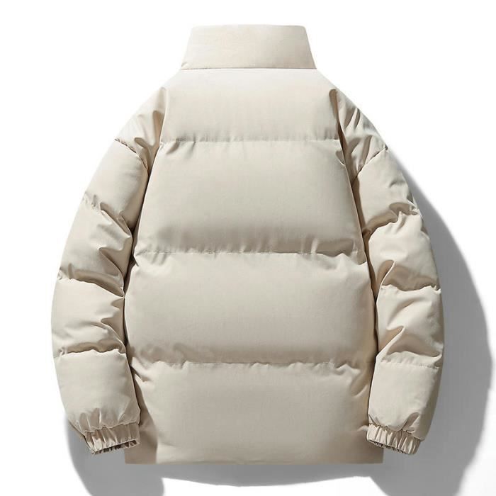Doudoune Homme Hiver Chaude Col Montant Grande Taille Casual Veste