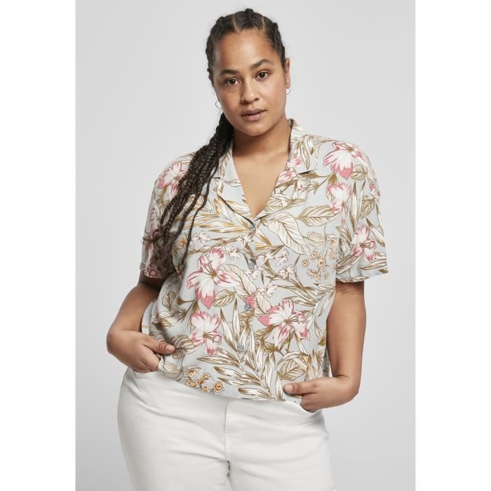 Chemise femme Urban Classics viscose resort Grandes tailles