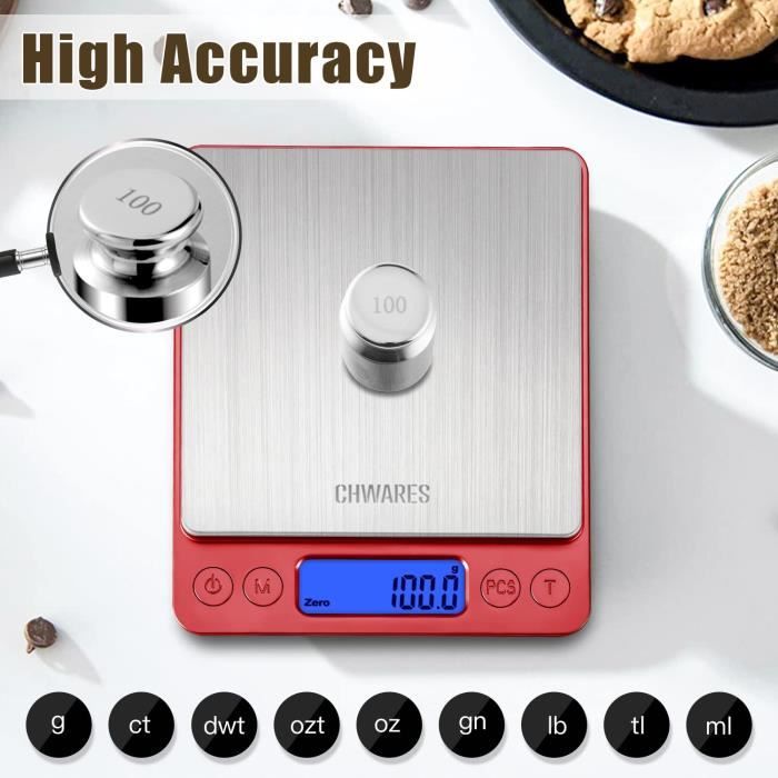Mini petite balance électronique numérique de cuisine de 5 kg / 1