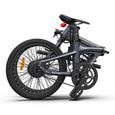 Vélo électrique ADO A20AIR 20 pouces-Cadre super léger pliable-250W-10.4AH Boost 100km-avec Smart APP-Fluid Brake-2