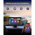 TOGUARD Autoradio 7" écran Tactile CarPlay Android Auto sans Fil Car Stereo Bluetooth multimédia avec GPS/mains libres/musique-2