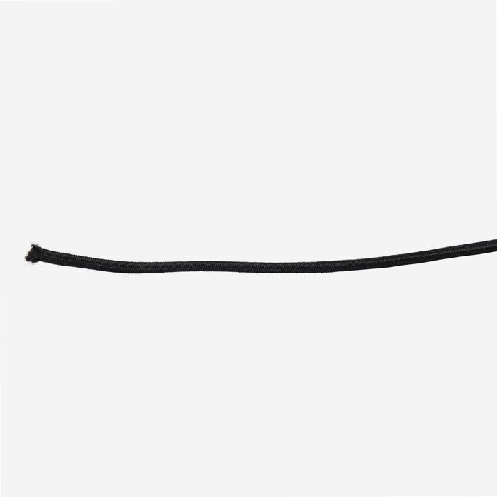 Cordon élastique Noir WERKA PRO – 10 Mètres, Diamètre 3 Mm – Polyester/caoutchouc, Certifié Oeko-Tex – Pour Bricolage, Jardin, Loisirs Créatifs