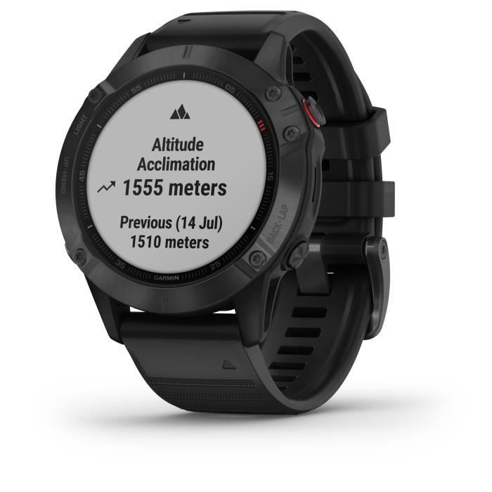 FENIX 6 PRO, GPS BLACK - Montre connectée - Achat & prix