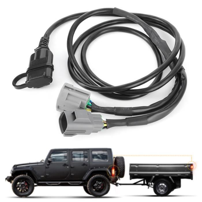 Dioche Faisceau De Câblage De Remorque 4 Broches Rallonge De Faisceau