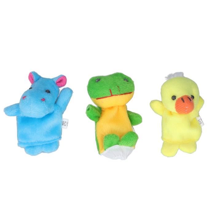 Lot De 10 Marionnettes à Doigts En Peluche - Animaux Doux Et Colorés, Jeux De Rôle, Fêtes, Anniversaires Et Cosplay Pour Enfants Et Adultes