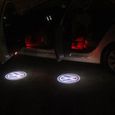 4pcs LED de porte de voiture Projecteur laser Logo Esprit, Lumière, Ombre pour vw VW Golf EOS Tiguan  - CSECRG#0727-A0058-3
