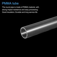 Tube Acrylique Rigide Transparent 66x70x200 Mm – Pour Aquarium, éclairage, Refroidissement – Haute Résistance - 9