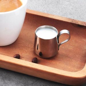 Pichet à Lait En Inox 350 Ml Avec Pinceau Latte Art - Double échelle Pour Mousse De Lait Et Espresso