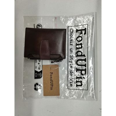 RFID MAQ3002 Portefeuille en cuir véritable pour homme, marron