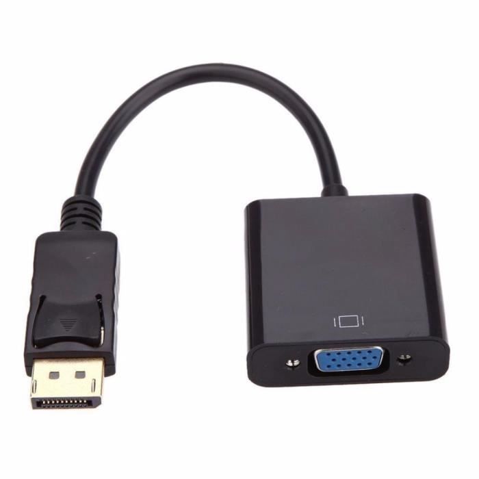 1080p - Adaptateur DisplayPort vers HDMI 4K, convertisseur, Port  d'affichage mâle, DP vers HDMI femelle, câbl - Cdiscount Informatique