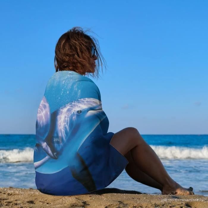 Serviette De Plage Magnétique Extra-large – Séchage Rapide, 190x76cm, Anti-sable Vert
