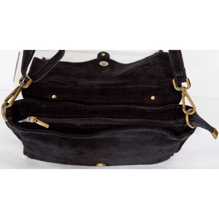 Sac femme sales en daim