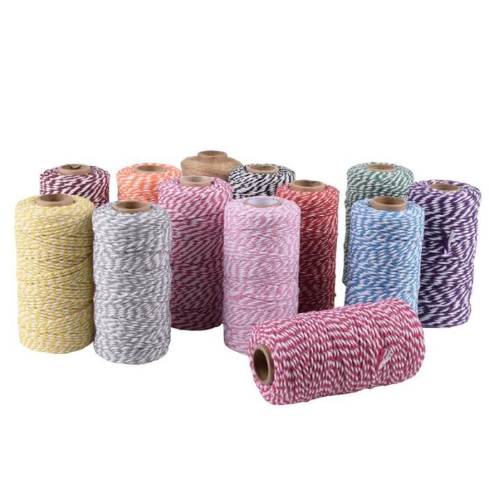 Corde De Chanvre De Ficelle De Jute Naturelle, Longueur 400 Mètres De