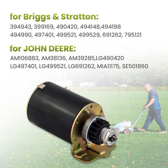 Motorino Di Avviamento Elettrico Per Briggs &amp; Stratton 282707 - 16 Denti