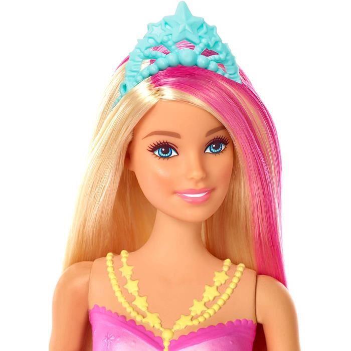 Poupée Barbie sirène Dreamtopia Couleurs et lumières - Poupée - Achat &  prix